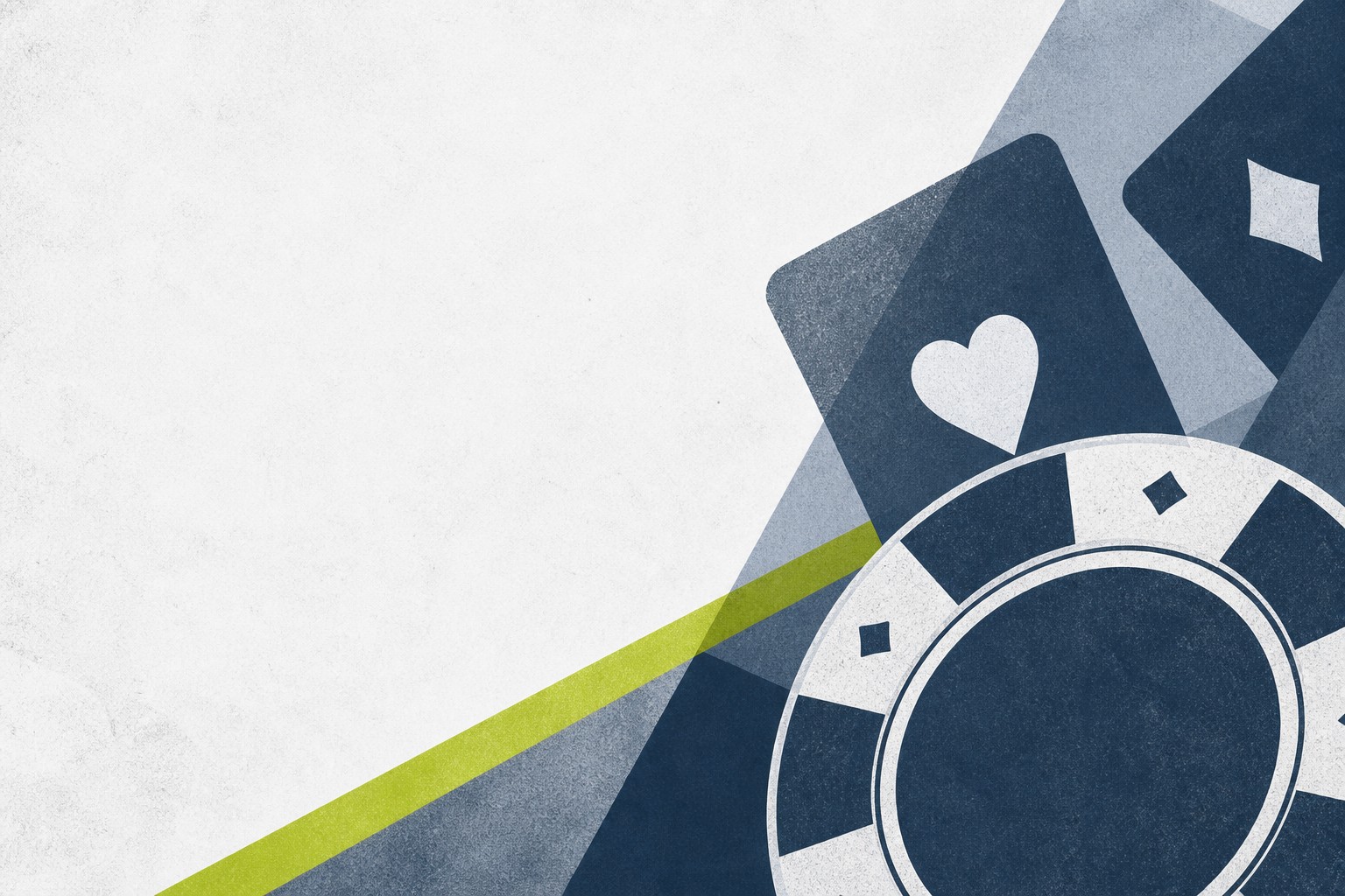 Abstract editorial collage in slate blue and acid lime